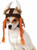 Viking Hat w/Braids Pet Costume Accessory