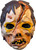 Zombie Plastic Mask Haunt Adult Costume Accessory