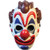 Clown Plastic Mask Haunt Adult Costume Accessory