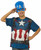 Captain America Top Avengers Age of Ultron Child Costume