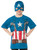 Captain America Top & Mask Winter Soldier Child Costume