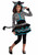 Zebra Hoodie Drama Queens Child Costume