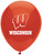 Wisconsin Badgers NCAA College University Sports Party 11" Latex Balloons