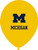 Michigan Wolverines NCAA College Sports Party Decoration 11" Latex Balloons