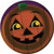 Halloween Pals Pumpkin Jack O' Lantern Carnival Party 7" Paper Dessert Plates