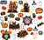 Spooky Friends Haunted House Halloween Carnival Party Decoration Paper Cutouts