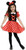 Little Miss Mouse Red Black Polka Dot Minnie Fancy Dress Halloween Child Costume