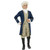 George Washington President Colonial Fancy Dress Halloween Deluxe Child Costume