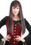 Gothic Vampira Wig Vampire Dress Up Halloween Adult Costume Accessory 3 COLORS
