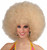 Deluxe Mega Afro Wig Hippie Fancy Dress Halloween Costume Accessory 2 COLORS