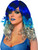 Space Goddess Wig Celestial Fancy Dress Up Halloween Adult Costume Accessory