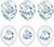 Frozen II Disney Princess Birthday Party Decoration Latex Balloons w/Confetti