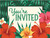 Tropical Flowers Floral Beach Summer Luau Theme Party Invitations w/Envelopes