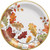 Nature's Harvest Autumn Leaves Thanksgiving Holiday Party 10.5" Banquet Plates