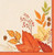 Fall Foliage Autumn Leaves Thanksgiving Holiday Theme Party Dinner Napkins