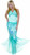 Blue Lagoon Mermaid Girl Fancy Dress Up Halloween Sexy Adult Costume 2 COLORS