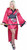 Geisha Girl Red Dragon Lady Asian Kimono Fancy Dress Up Halloween Adult Costume