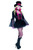 Vampire Princess Gothic Black Red Lace Dress Up Halloween Sexy Adult Costume