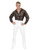 Multi Black Sequin Mac Daddy Disco Shirt Fancy Dress Halloween Adult Costume