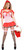Trashy Red Riding Hood Gingham Cute Dress Up Halloween Sexy Teen Adult Costume