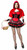 Wolf Bait Red Riding Hood Fancy Dress Up Halloween Sexy Deluxe Adult Costume