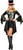 Vicki Vampiress Vampire Gothic Witch Black Dress Up Halloween Sexy Adult Costume