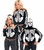 Skeleton Hoodie Skull Fancy Dress Up Halloween Adult Costume Accessory 2 COLORS