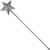 Glitter Star Wand Suit Yourself Fancy Dress Halloween Costume Accessory 2 COLORS