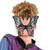 Butterfly Half Mask Glow Animal Fancy Dress Up Halloween Adult Costume Accessory