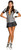 Sexy Referee Sports Official Cute Playboy Fancy Dress Up Halloween Adult Costume