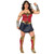 Wonder Woman Justice League Fancy Dress Up Halloween Plus Size Adult Costume