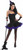 Witch Petticoat Slip Dress Wicked Purple Fancy Dress Up Halloween Adult Costume