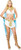 Nile Queen Egyptian Cleopatra White Fancy Dress Up Halloween Sexy Adult Costume