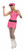 Mod Girl 60's Retro Hippie Go-Go Fancy Dress Halloween Adult Costume 3 COLORS