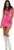 Molly-Go-Brightly Go-Go 60's Mod Disco Pink Fancy Dress Adult Halloween Costume