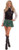 Mini Kilt Skirt Green Plaid St Patrick's Fancy Dress Halloween Costume Accessory