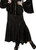 Velvet Skirt Gothic Vampire Witch Fancy Dress Halloween Adult Costume Accessory