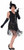 Swingin' in Sequins Flapper Roaring 20's Fancy Dress Up Halloween Adult Costume