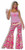 Flower Power Bell Bottom Pants 60's Hippie Halloween Adult Costume Accessory