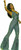Boogie Dancing Babe 70's Disco Fever Halter Fancy Dress Halloween Adult Costume
