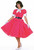 50's Housewife Sock Hop Polka Dot Retro Fancy Dress Up Halloween Adult Costume