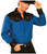 Cowboy Shirt Rodeo Western Blue Fancy Dress Halloween Adult Costume Accessory
