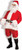 Santa Claus Suit Christmas Holiday Party Fancy Dress Up Halloween Adult Costume