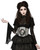 Blackout Bodysuit Top Gothic Fancy Dress Up Halloween Adult Costume Accessory