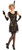 Lacey Lindy Flapper Roaring 20's Speakeasy Fancy Dress Halloween Adult Costume