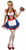 Fraulein Oktoberfest Bavarian Beer Garden Girl Fancy Dress Up Halloween Costume