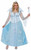 Winter Princess Medieval Blue Fancy Dress Up Halloween Plus Size Adult Costume