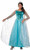 Princess Krystal Frozen Ice Snowflake Blue Fancy Dress Halloween Adult Costume