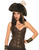 Pirate Corset Caribbean Wench Fancy Dress Halloween Sexy Adult Costume Accessory