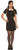 Dark Little Girl Dress Gothic Wednesday Fancy Dress Up Halloween Adult Costume